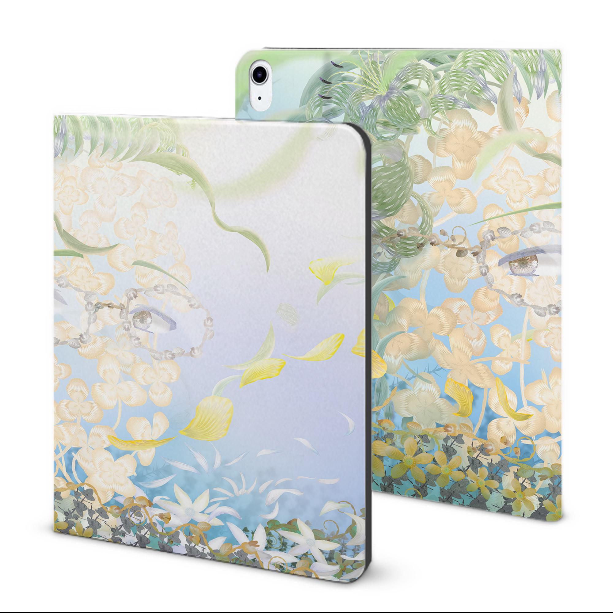 （画像用） 葬送のフリーレン Frieren IPad ケース ブック型 PUレザー TPU 耐衝撃 軽量 薄型 ペン収納なし 全面保護 IPad 各モデル対応